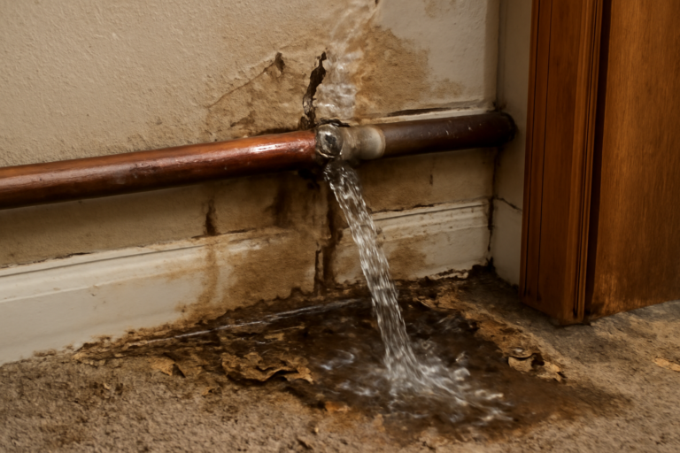 Burst Pipe Water Removal
