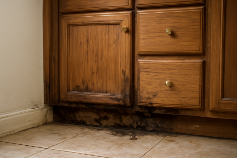 Cabinet Water Damage Repair