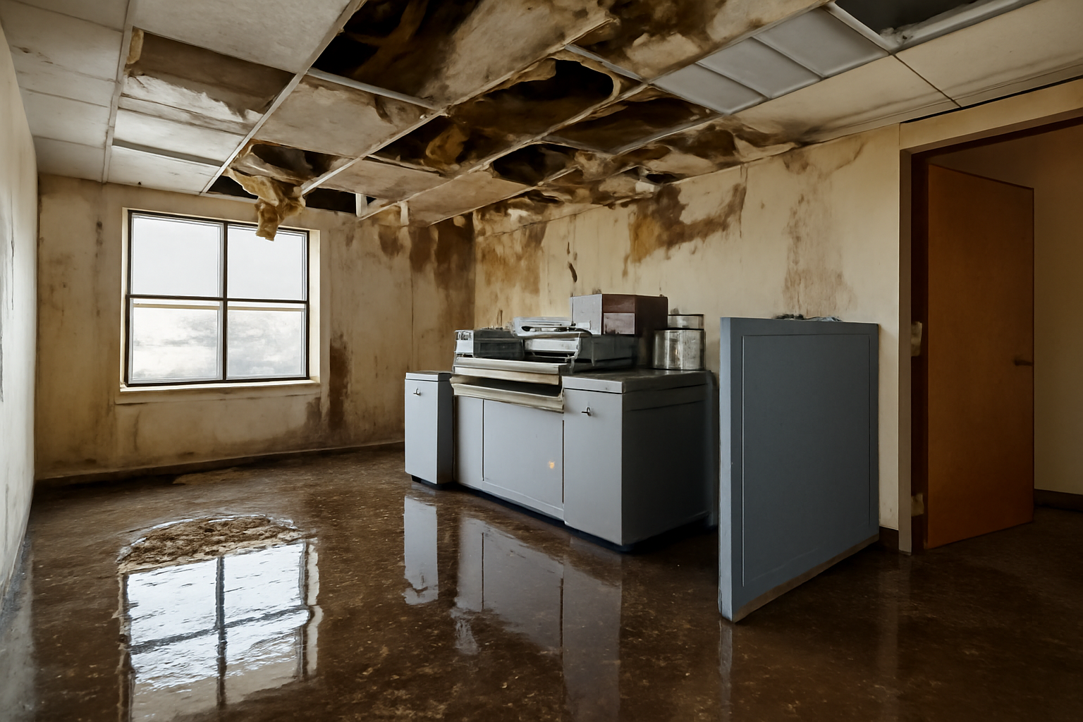 Office Building Water Extraction in Cleburne, TX
