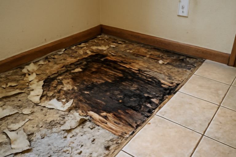 Subfloor Water Damage Repair