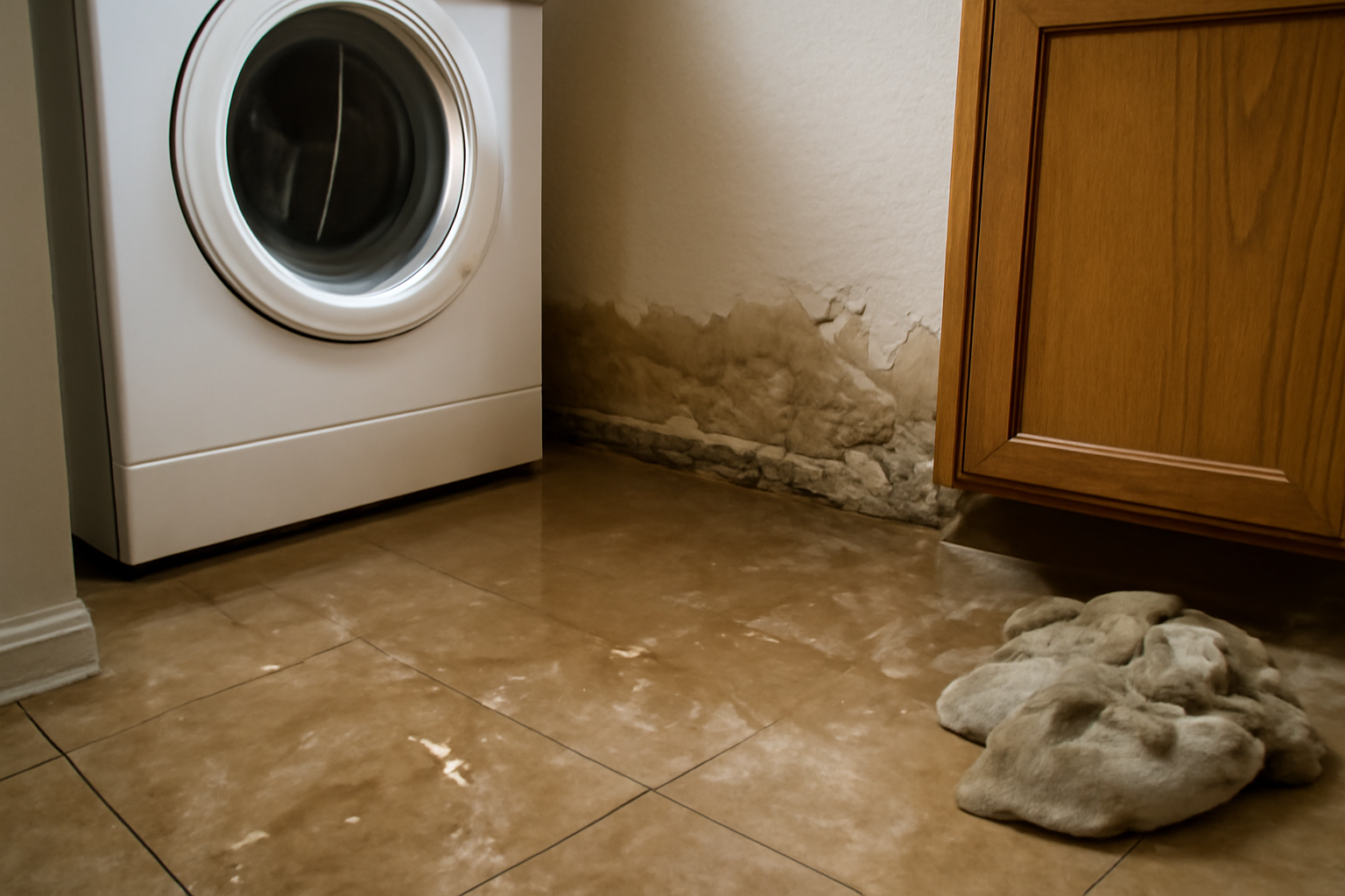 Washing Machine Overflow Water Removal in Addison, TX
