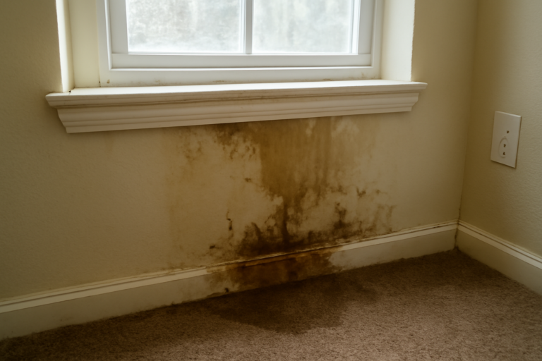 Window Leak Water Removal